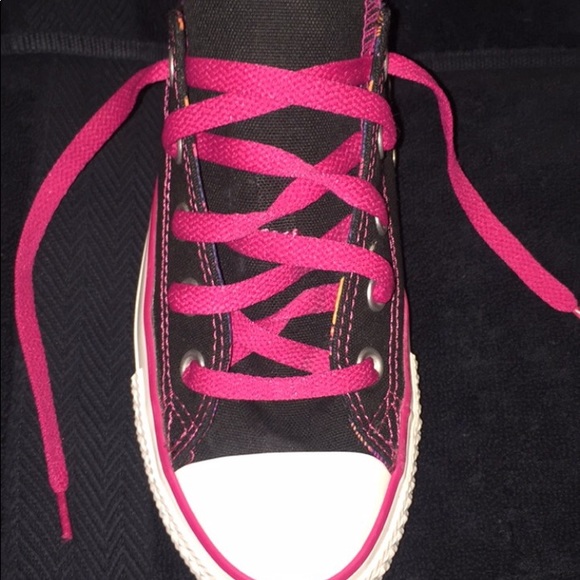 Converse Chuck Taylor’s black, pink and white - Picture 3 of 4